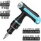 Prime-Line Tee Handle Screwdriver and Nutdriver Set, 36 Piece, 2X Faster, Magnetic, (1 Set) DD65906 - alternate 1